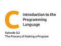 0 2 Intro to C - The Process of Making a Program