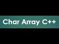 Char Array C Length of Char Array Pf Wk 12 Clip 1