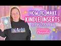 How to Make Kindle Case Inserts