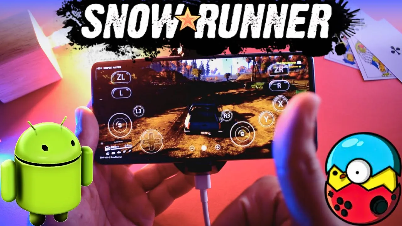 Snowrunner Android | Nintendo Switch Emulator Gameplay |  Egg NS Mali GPU