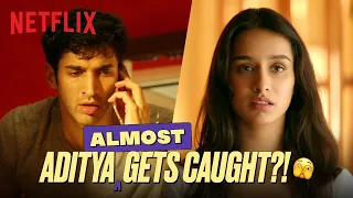 aditya roy kapur almost caught red handed with shraddha kapoor okjaanu netflix