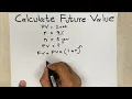 How to Find out Future Value - Simple Method
