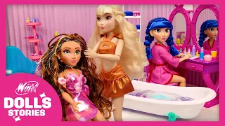 ✨ Куклы Клуба Винкс | Салон красоты 🫧🧴 Мытьё волос кукол и переодевание!