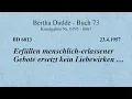 Lagu BD 6813 - ERFÜLLEN MENSCHLICH-ERLASSENER GEBOTE ERSETZT KEIN LIEBEWIRKEN ....