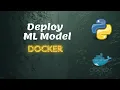 How to Deploy a Trained Model using Docker