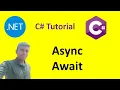 Async and await Synchronous vs Asynchronous C Net Tutorial - 40 Tamil