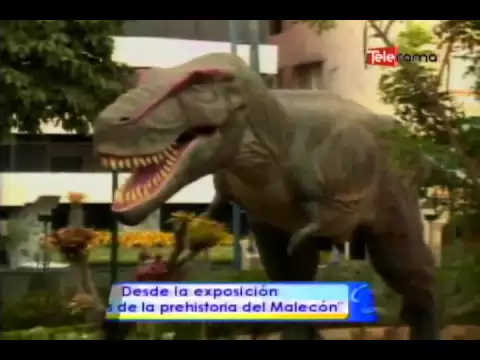 Desde la exposición Gigantes de la prehistoria del Malecón
