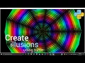 Create Eye illusions by using turtle module in python