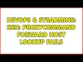 DevOps SysAdmins ssh ProxyCommand forward host lookup fails