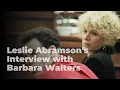 Barbara Walters Interviews Erik Menendez s Defense Attorney Leslie Abramson in 1994