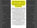 NHS Healthcare support worker supporting statement
