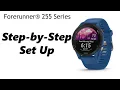 Garmin Forerunner 255 - First Time Set Up Android iOS