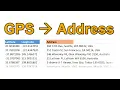 GPS coordinates to Location