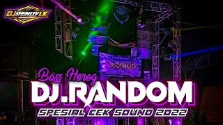 Download DJ CEK SOUND RANDOM || BASS FULL HOREG || SPESIAL TAHUN BARU 2022 || BY DJ RENDY LK MP3