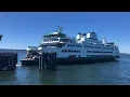 Wsf ferry Squamish departure at mukilteo