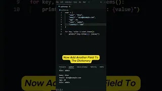 The Perfect Loop for your dictionary