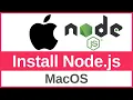 How To Install Node js on Mac MacOS