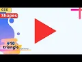 Css shapes Make a triangle right-pointed in css web Makers