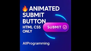 Animated Submit Button HTML CSS Only