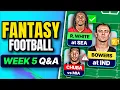 Download Lagu Week 5 Start / Sit - Fantasy Football Rankings Q\u0026A