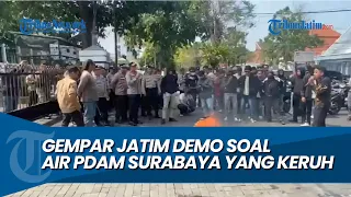 AIR PDAM SURABAYA KERUH, Gempar Jatim Demo Tuntut Kompensasi dan Tolak Privatisasi