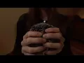 ASMR Fluffy Mic Scratching and Soft, Unintelligible Whispering (Rain ⛈ Thunder)