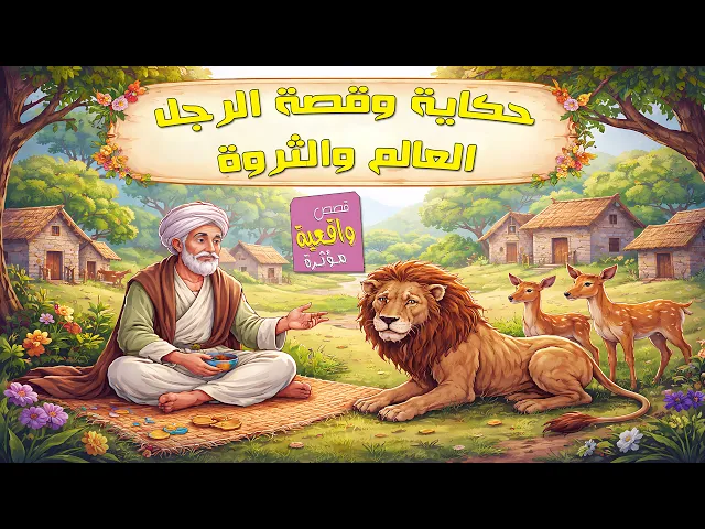 ⁣حكاية وقصة الرجل العالم والثروة