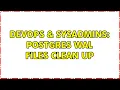 DevOps SysAdmins Postgres WAL files clean up 3 Solutions