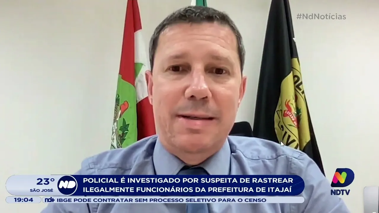 Policial é investigado por suspeita de rastrear ilegalmente funcionários da prefeitura em Itajaí