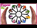 Flowers Big Daisy Marker Pen Coloring Pages Akn Kids House