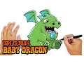 How to Draw Clash Royale Baby Dragon