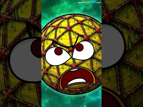 The Sticky Web Planet! | #aumsum #kids #shorts