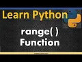 range Function Learn Python
