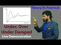 Live demo of Under damped Over damped Critically damped control systems