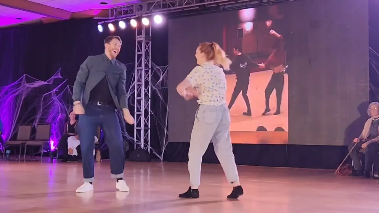 Sean McKeever & Alyssa Glanville - 3rd place Scary Strictly Final HST 2024