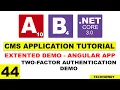 Extended Demo of Angular Application Angular 10 ASP NET CORE 3 0