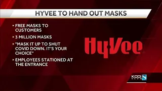 Hy-Vee to hand out masks