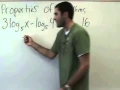 Algebra 2 - Properties of Logarithms