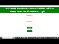 Library Management System in Python with Tkinter GUI SQLITE3 Database