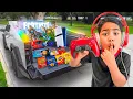 I Built a SECRET Gaming Room In Our Tesla CYBERTRUCK