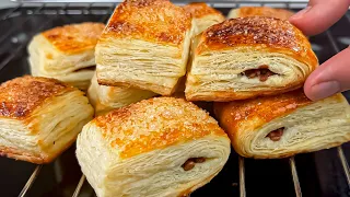 After knowing this method, I make puff pastry only at home. Simple and easy!