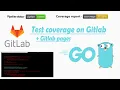 GitLab pipeline configuration for Go Golang - code coverage HTML report and GitLab pages