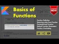 Basics of Functions Kotlin Fundamentals Tutorial - Part 14
