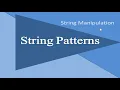 String Pattern Program in Java String Manipulation ICSE Syllabus