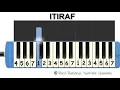 Lagu Itiraf not pianika
