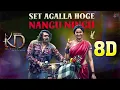 Settagalla 8D Song | KD Kannada | KVN | Mika Singh | Prem's | Arjun Janya | Dhruva Sarja |Reeshma