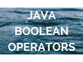 Java Binary Operators manohar academy