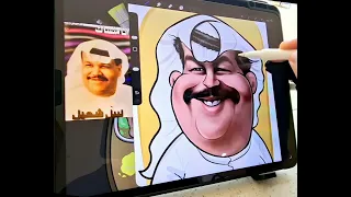 انا منساك لو تنسى   الفنان الكبير  نبيل شعيل  كاريكاتير الحيد  دندنها