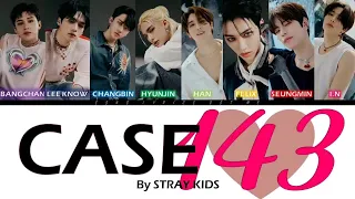 COLOR CODED LYRICS Stray Kids Case 143 