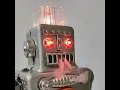 Download Lagu Vintage Smoking Spaceman Walking Robot Battery Operated  Tin Toy collectible